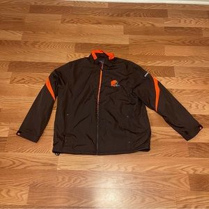 Large vintage Cleveland browns jacket adult unisex